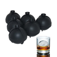 1 x RAW Customer Returns Updated Ice Ball Mold Sphere, Silicone Ice Round Molds Large Maker Tray-6 x 6 cm, Perfect for Whiskey, Cocktail and Any Drink 6  - RRP €16.13