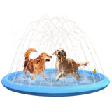 8 x Brand New Refreshing Splash Sprinkler for Dogs - 170cm Dog Pool for Large Water Toys - Dog Water Play Mat Pool Fountain Splash Pad - RRP €177.44