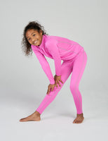 1 x RAW Customer Returns LAPASA sports thermal underwear set for girls, breathable thermal undershirt and thermal leggings, functional underwear sets for children 4-13 years Thermoflux G18 , pink. 9-10 years - RRP €24.79