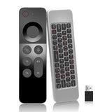 1 x RAW Customer Returns WeChip W3 Remote Control Keyboard and Mouse, Lighter and Thinner 2.4G Air Mouse for Android TV Boxes, Smart TV, PC, Laptop, Projector, HTPC, Media Player - RRP €21.17