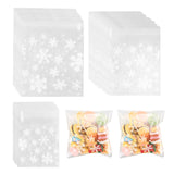 1 x Brand New BJBJJIU 300 Cookie Bags, Small Plastic Bags Self-Adhesive, Clear Candy Bags, Transparent Candy Bags for Filling for Christmas Party Cookies Candy Bags, 3 Sizes - RRP €8.52