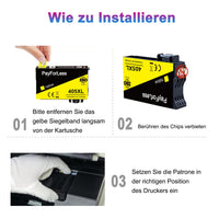 1 x RAW Customer Returns PayForLess 405XL Multipack Compatible with Epson 405 XL Printer Cartridges for Workforce Pro WF-4820 WF-3820 WF-4830 WF-7840 WF-7830 WF-3825 WF-4825 WF-7835 2 Black, 1 Cyan, 1 Magenta, 1 Yellow  - RRP €32.26