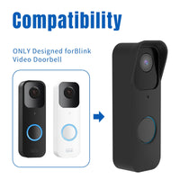 16 x Brand New  1 Pack Blink Doorbell Protective Case, Doorbell Silicone Cover for Blink Video Doorbell, Mount Without Drilling Accessories, Complete Protection for Your Doorbell, White - RRP €209.6