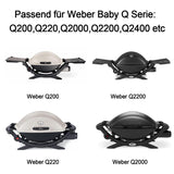 1 x RAW Customer Returns 6559 Cast Iron Grill Plate Replacement Parts for Weber Q200 Q220 Q240 Q260 Q2000 Q2200 Q2400 Gas Grills, 38.9CM Frying Pan Grill Pan Accessories for Weber Q Gas Grills - RRP €31.25