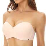 1 x RAW Customer Returns SHEKINI Balconette Bra Women s Bras Backless Bra Underwire Push up Bra Strapless Bra Removable Shoulder Strap Two-Way Bra Soft T-shirt Bra 2 Pack - RRP €32.99