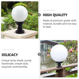 2 x Brand New LALAFINA Globe Lamp Shade. a in Acrylic a in White Acrylic Replacement for Lamp a for Decoration Lamp for Home 20 Cm Globes Light Light. - RRP €47.04