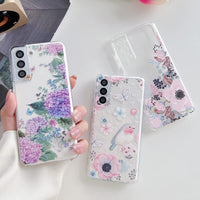 1 x RAW Customer Returns FIFTHAVE Mobile Phone Case Samsung Galaxy S23 Plus Transparent Flower Case 6.6 , Samsung S23 Plus Flower Case Silicone Slim Soft Flexible Thin Protective Case Plain Scratch-Resistant Cover Case, Flowers Birds - RRP €9.06