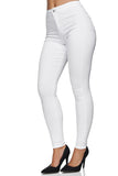 1 x RAW Customer Returns Elara Damen Jeans High Waist Slim Fit Chunkyrayan 201-1 Weiss 36 S  - RRP €25.74