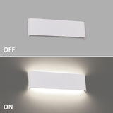 1 x RAW Customer Returns Klighten 2 Pieces Wall Light 31cm Indoor LED, 10W 910 Lumen Modern Wall Lamps in Aluminium, Wall Lamp for Living Rooms, Bedrooms, Corridors, 4000K Natural White, White - RRP €43.99