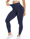 1 x RAW Customer Returns ZAAYO Sports Leggings for Women Scrunch Butt Gym High Waist Push Up Booty Leggings Navy, Small - RRP €27.22