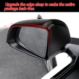 1 x RAW Customer Returns Car Rearview Mirror Caps Compatible with Tesla Model Y, 1 Pair Rearview Mirror Cover for Model Y 2021 2022 2023 Black  - RRP €60.99