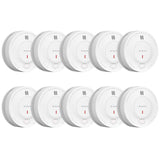 1 x RAW Customer Returns X-Sense Improved Smoke Detector 10 Year Battery, Fire Alarm with Photoelectric Sensor, T V Rheinland and EN14604 Tested Fire Detectors, SD2J0AX, Set of 10 - RRP €109.7