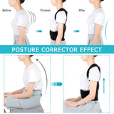 1 x RAW Customer Returns Posture Corrector Back, Posture Corrector Straightener Shoulder Posture Brace for Men and Women, Improve Posture, Prevent Slouching, Pain Relief Full Back  - RRP €32.09