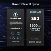 3 x RAW Customer Returns bokman Battery for SE 2020, High Capacity Increased with 3600 mAh Polymer Lithium Battery Replacement with Repair Kit - RRP €69.48