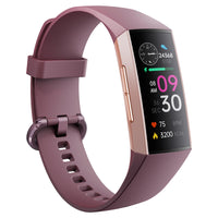 1 x RAW Customer Returns Activity Tracker for Men and Women, 1.1 inch AMOLED Display Fitness Watch with Heart Rate, Blood Pressure, Sleep Monitor, Calorie Counter, Pedometer, Android and iPhone Purple 1  - RRP €21.6