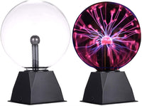 1 x RAW Customer Returns Comely Plasma Ball, Magic Luminous Ball Electrostatic Ball Touch Sensitive Lightning Ball, Flashing Educational Toy Ball, Touch and Sound Sensitive Red Ionic Flash Lamp - RRP €25.98