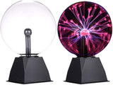 1 x RAW Customer Returns Comely Plasma Ball, Magic Luminous Ball Electrostatic Ball Touch Sensitive Lightning Ball, Flashing Educational Toy Ball, Touch and Sound Sensitive Red Ionic Flash Lamp - RRP €25.98