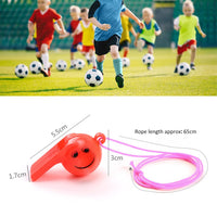 1 x Brand New TUKNN Whistle, Sports Whistles, Plastic Whistles, Training Whistle Coach Whistle, Referee Whistle with Lanyard, Plastic Whistles with Lanyard, 10 Pieces - RRP €30.0