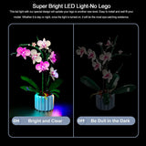 1 x RAW Customer Returns Led Light Set Compatible with Lego 10311 Icons Orchid Set No Lego model included, DIY Lighting Set Compatible with Orchid Lego Flower Adult Botanical Collection Home Decoration-Classic Version - RRP €25.0