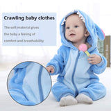 1 x RAW Customer Returns Unisex Baby Winter Romper Rabbit Tiger Sewing Animal Style Flannel Cosplay Halloween Costume Outfit - RRP €28.98