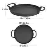 1 x RAW Customer Returns Onlyfire Cast Iron Griddle for Weber 7421 Gourmet BBQ System, for Weber Original Kettle Premium Charcoal Grill of 57 cm, 30.5cm, Black - RRP €46.32