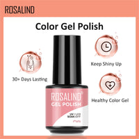 12 x Brand New ROSALIND semi-permanent nail kit UV LED Nail Lamp 36w, Complete Semi-permanent Nail Polish Kit Professional Gel 6 Colors and Mini 1x Base 1 x Top Coat Gel Manicure Pedicure Kit - RRP €297.36