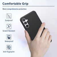 2 x Brand New AOKUMA Case Compatible with Samsung Galaxy A54 5G - Black Soft TPU Case Slim Phone Cover Anti-Scratch Anti-Fingerprint Drop Protection  - RRP €40.8