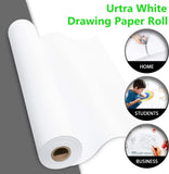 1 x RAW Customer Returns KAVAVO White Paper Roll, 44cm x 10m, White Craft Paper Roll, Ideal for Easel Paper, Bulletin Board Paper, Wall Art, Wrapping Paper. Paper-1 Pcs  - RRP €11.34