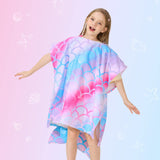 1 x RAW Customer Returns Mermaid Children s Hooded Beach Towels - Quick-Drying Children s Poncho with Hood 70 x 70 cm Bath Towels Bath Towel Hand Towels for Children Girls Soft Hooded Beach Towels for Beach Bathroom Swimming Pool - RRP €19.99