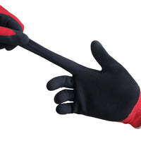 1 x RAW Customer Returns COOLJOB Work Gloves, 2 Pairs Gardening Gloves for Men, Breathable Rubber Coated Work Gloves, Men s Work Gloves, Large Size, Black and Red L  - RRP €30.0