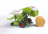 1 x RAW Customer Returns bruder 02121 - Claas Rollant 250 round baler - 1 16 baler agriculture farm harvester field work tractor trailer straw hay round bale - RRP €30.37