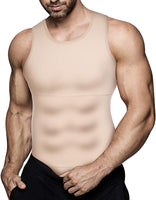 1 x RAW Customer Returns Gotoly Men s Compression Undershirt for Training Beige S - RRP €28.99