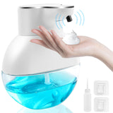 1 x RAW Customer Returns HOIIME Automatic Soap Dispenser, 400ml Rechargeable Foam Soap Dispenser Wall Mounted Touchless with 4 Adjustable Levels, IPX5 Waterproof Electric Soap Dispenser for Bathroom Kitchen School - RRP €10.07