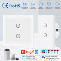 1 x RAW Customer Returns Jinvoo Smart Light Switch WiFi Switch Smart Switch, Timer, No Hub Required, Compatible with Alexa Google Home, Powered by Tuya, White - RRP €19.04