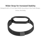 1 x RAW Customer Returns Transmore 2 Pack Metal Bracelet for Xiaomi Band 8 Replacement Bracelet Compatible with Xiaomi Mi Band 8 Stainless Steel Strap Magnetic Buckle Bracelet Black Silver - RRP €10.07