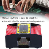 1 x RAW Customer Returns Ni-SHEN Automatic Card Shuffler for 2 Decks, USB Battery Powered Electric Card Shuffler for Family Party, Poker Blackjack UNO Card Shuffler for 1-2 Decks  - RRP €21.98