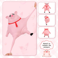 6 x Brand New Anti Stress Pig for Children and Adults, Pig Squeeze Toy, Funny Piggy Squeeze Toy, Stress Balls Pig Stress Toy for Leisure Entertainment Stress Relief - RRP €66.48