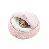 1 x RAW Customer Returns Cat Calming Bed, Donut Cuddler Nest Warm Soft Plush Dog Cat Cushion with Cozy Sponge Non-Slip Bottom for Small Medium Pets - RRP €32.26