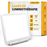 1 x RAW Customer Returns Top Life 10,000 Lux Luminotherapy Lamp - More Energy Every Day - Portable Full Spectrum Daylight Lamp - Improves Mood and Mental Energy - RRP €49.9