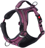 2 x Brand New Dog Harness Ultra-reflective Harness for Dogs Anti Pull Puppy Harness Adjustable Soft Chest Harness Safety Harness Car Dog Harness - RRP €57.82