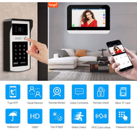 1 x RAW Customer Returns OBO HANDS 7 inch 1080P WiFi Tuya video door intercom for 1-family house, touch screen, waterproof night vision HD camera - RRP €193.99