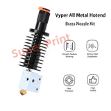 1 x RAW Customer Returns Super Print Upgrade Vyper All Metal Hotend,High Quality Bi-Metal Heatbreak,Heater Block Aluminum,Brass Nozzle 0.4mm for Vyper Kobra Max Kobra Plus 3D Printer for Volcano V5 J-Head Hotend. - RRP €31.24