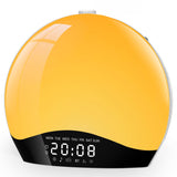 1 x RAW Customer Returns Bluetooth daylight alarm clock light alarm clock, wake up light, alarm clock with light, sunrise sunset simulation, Bluetooth speaker, 22 nature sounds, 20 brightness bedside lamp for children - RRP €35.28