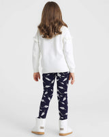 20 x Brand New Adorel Girls Leggings Winter Lined Thick Pants Colorful Butterfly 140-146 EU Manufacturer Size 150  - RRP €282.2