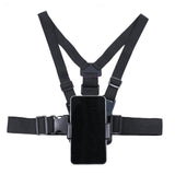 1 x RAW Customer Returns GDWD Mobile phone holder, smartphone chest holder, chest harness for mobile phone selfie sticks, universal mobile phone clip, mobile phone chest strap holder, outdoor holder - RRP €17.64