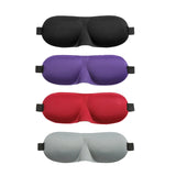 2 x Brand New HDKAJL 4 Pack Sleeping Eye Mask, Light Blocking Portable and Adjustable Elastic Eye Mask for Sleep, Night Rest, 3D Sleep Mask for Men, Women - RRP €23.16