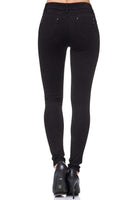 1 x RAW Customer Returns Elara Women s Stretch Trousers Skinny Fit Jegging Chunkyrayan H01 Black 38N M  - RRP €23.15