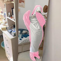 1 x RAW Customer Returns Menkala Shark Blanket to Wear Adult Women Cuddly Blanket Fluffy Flannel Shark Tail Blanket XL Sleeping Bag Costume Hoodie Wearable Blanket with Sleeves and Hood Funny Gift Pink 210cm - RRP €21.17