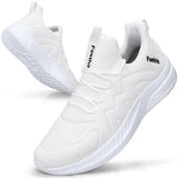 1 x RAW Customer Returns Feethit Men s Sneakers Running Shoes Running Gymnastics Walking Casual Jogging Trekking Tennis Outdoor Fitness Sports Gym Work Shoes Comfortable Lightweight Breathable White 44 EU - RRP €29.99