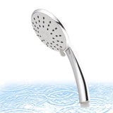 1 x Brand New High Pressure Shower Head with 3 Jet Functions - Water Saving Easy Installation - Universal - RRP €14.28